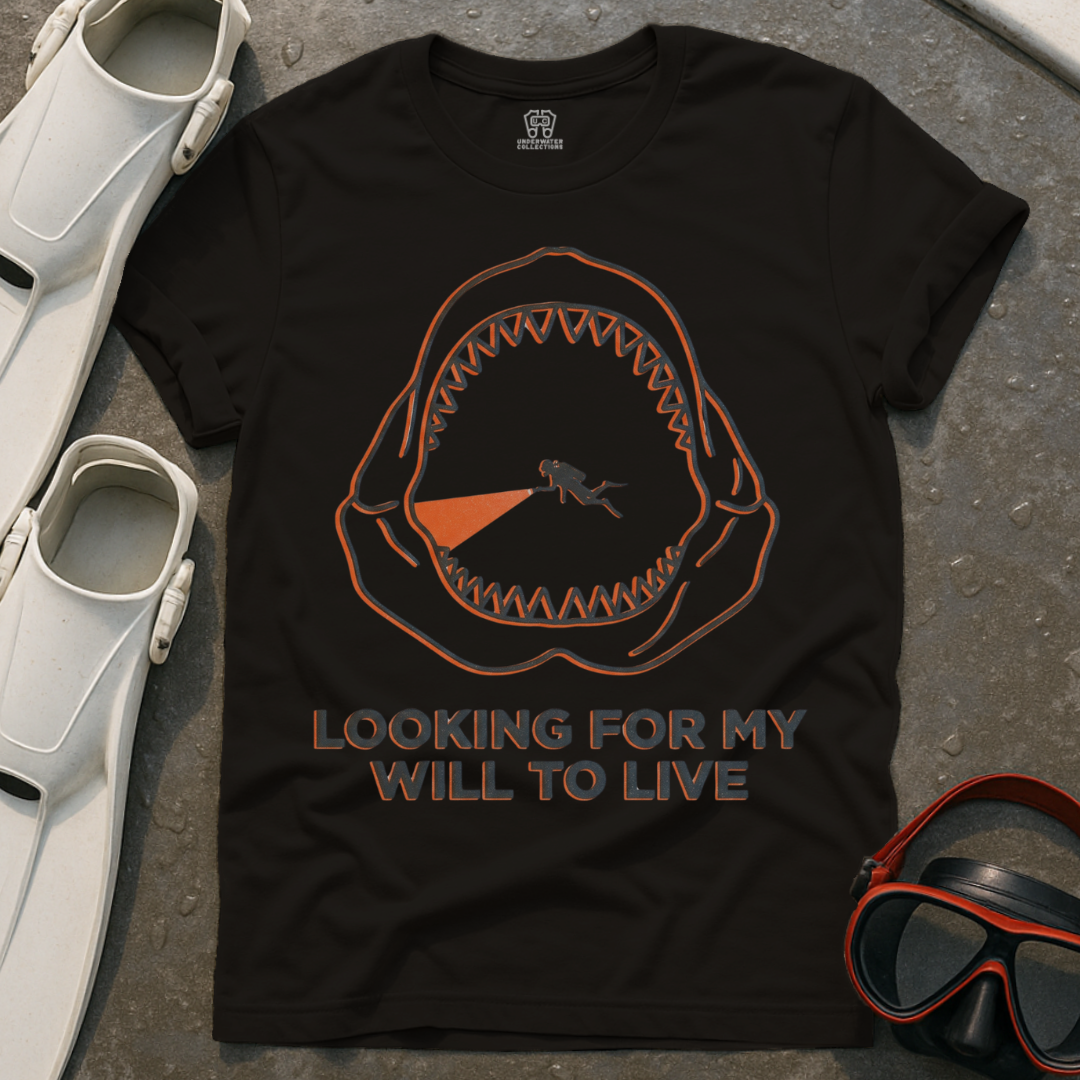 Will To Live Scuba Diving T-Shirt