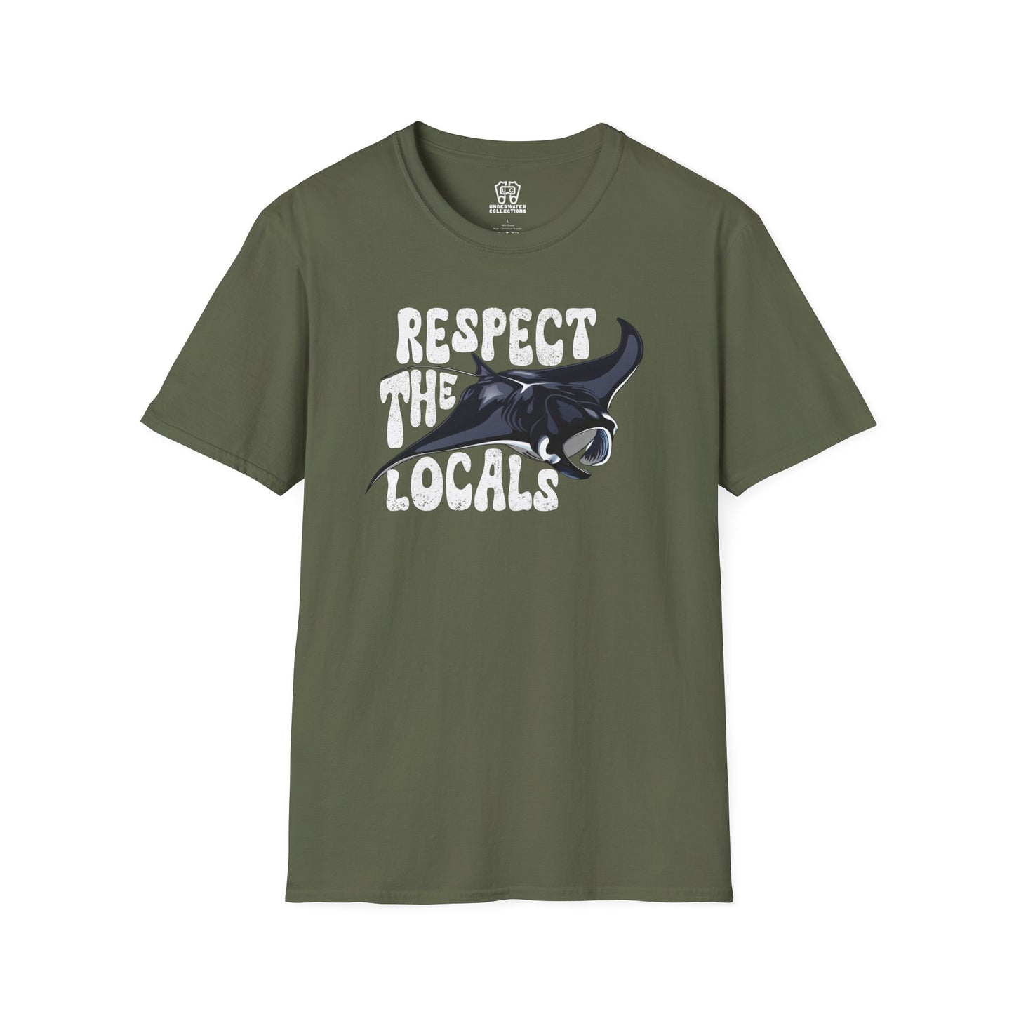 Respect The Locals Manta Ray T-Shirt