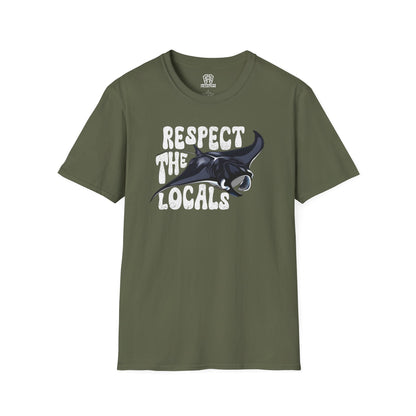 Respect The Locals Manta Ray T-Shirt