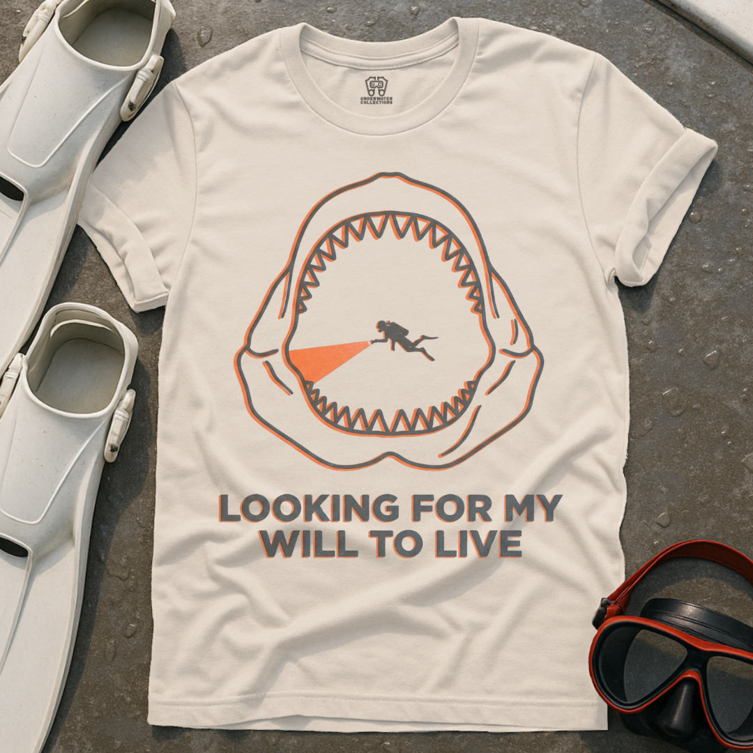 Will To Live Scuba Diving T-Shirt