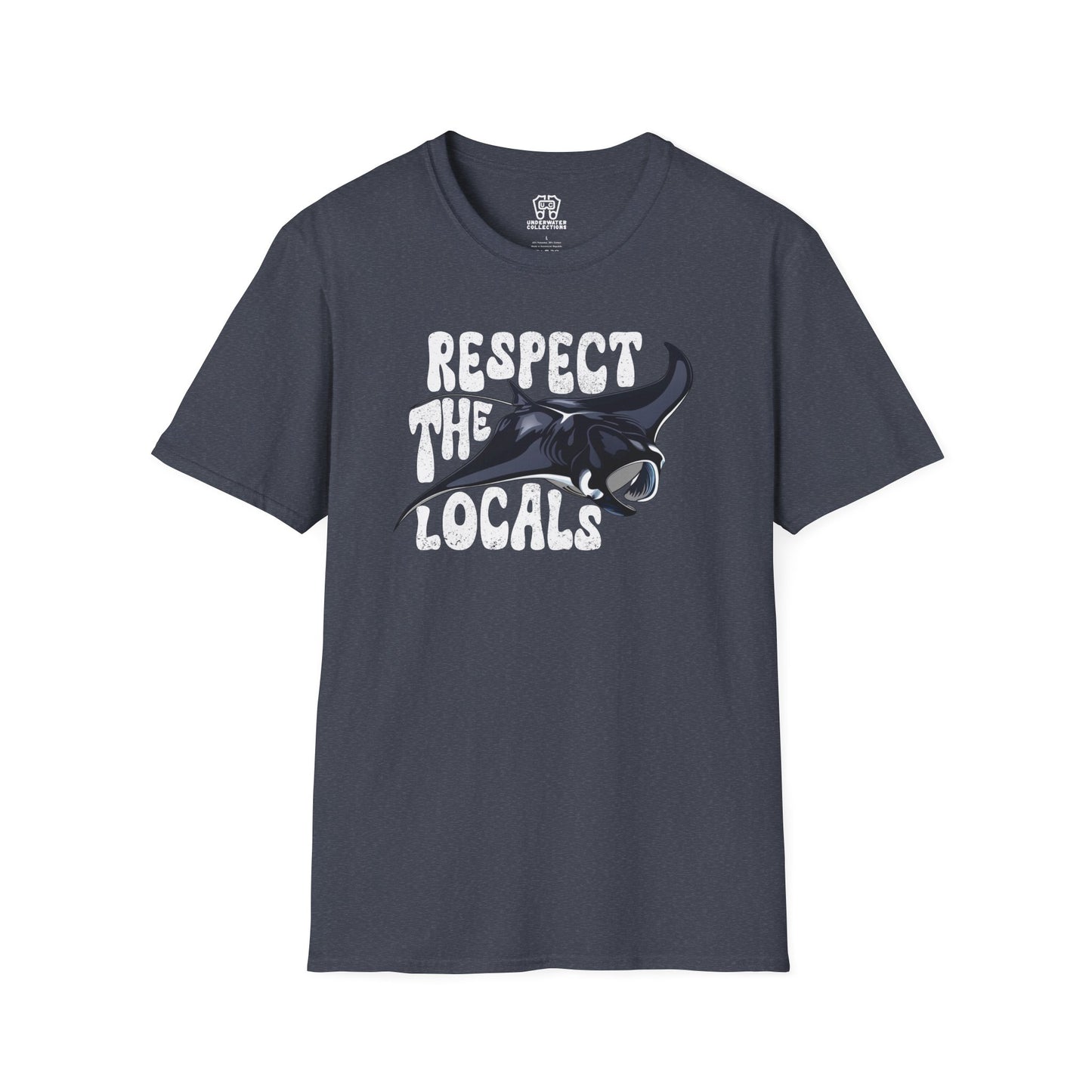 Respect The Locals Manta Ray T-Shirt