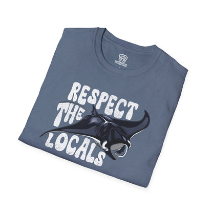 Respect The Locals Manta Ray T-Shirt