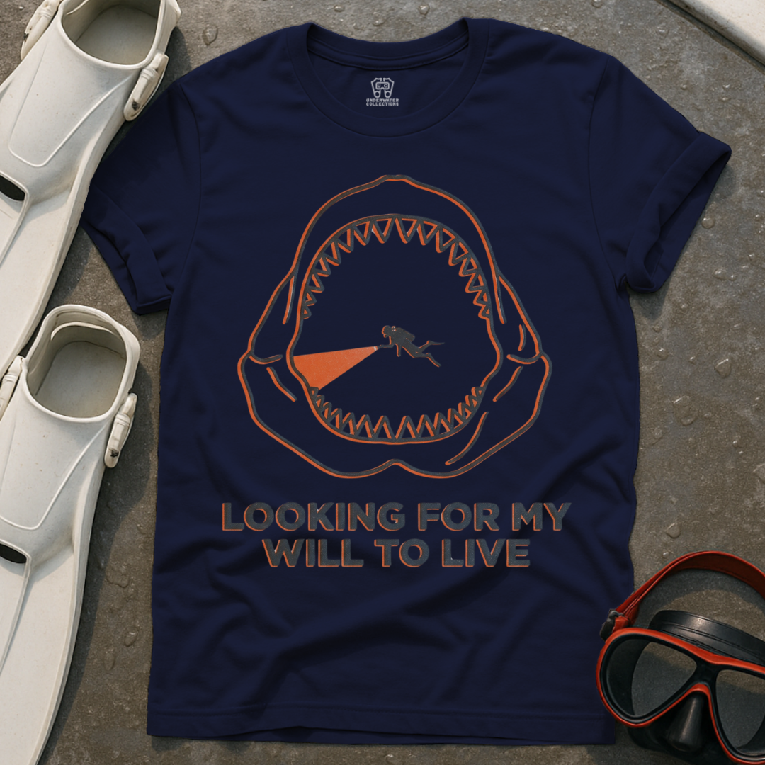 Will To Live Scuba Diving T-Shirt