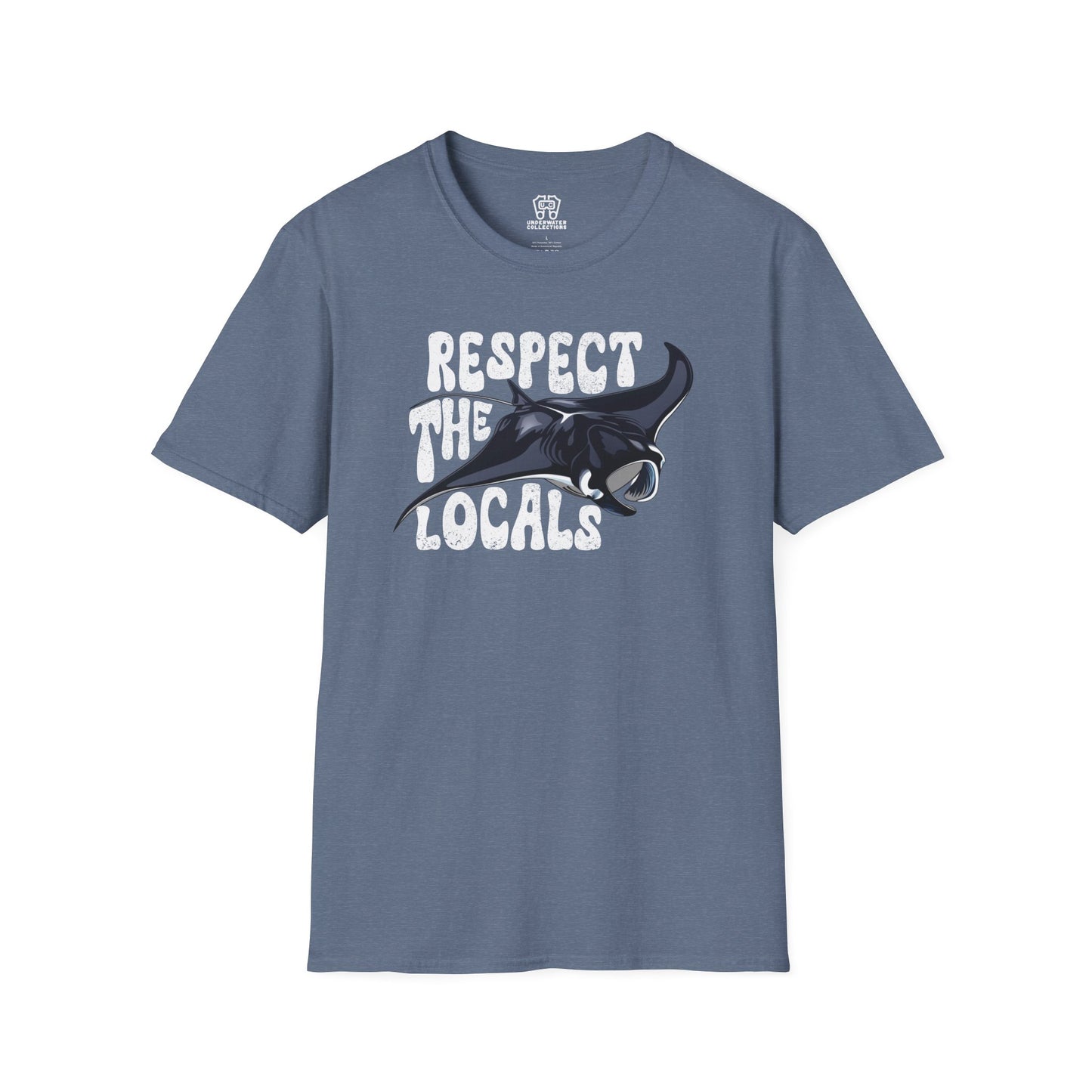 Respect The Locals Manta Ray T-Shirt