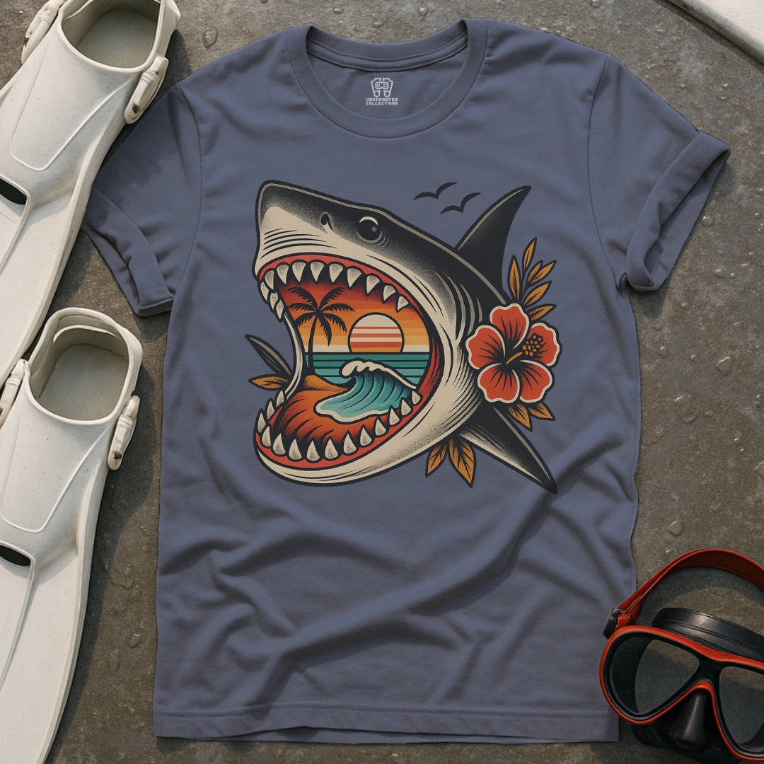 Vintage Shark Beach T-Shirt