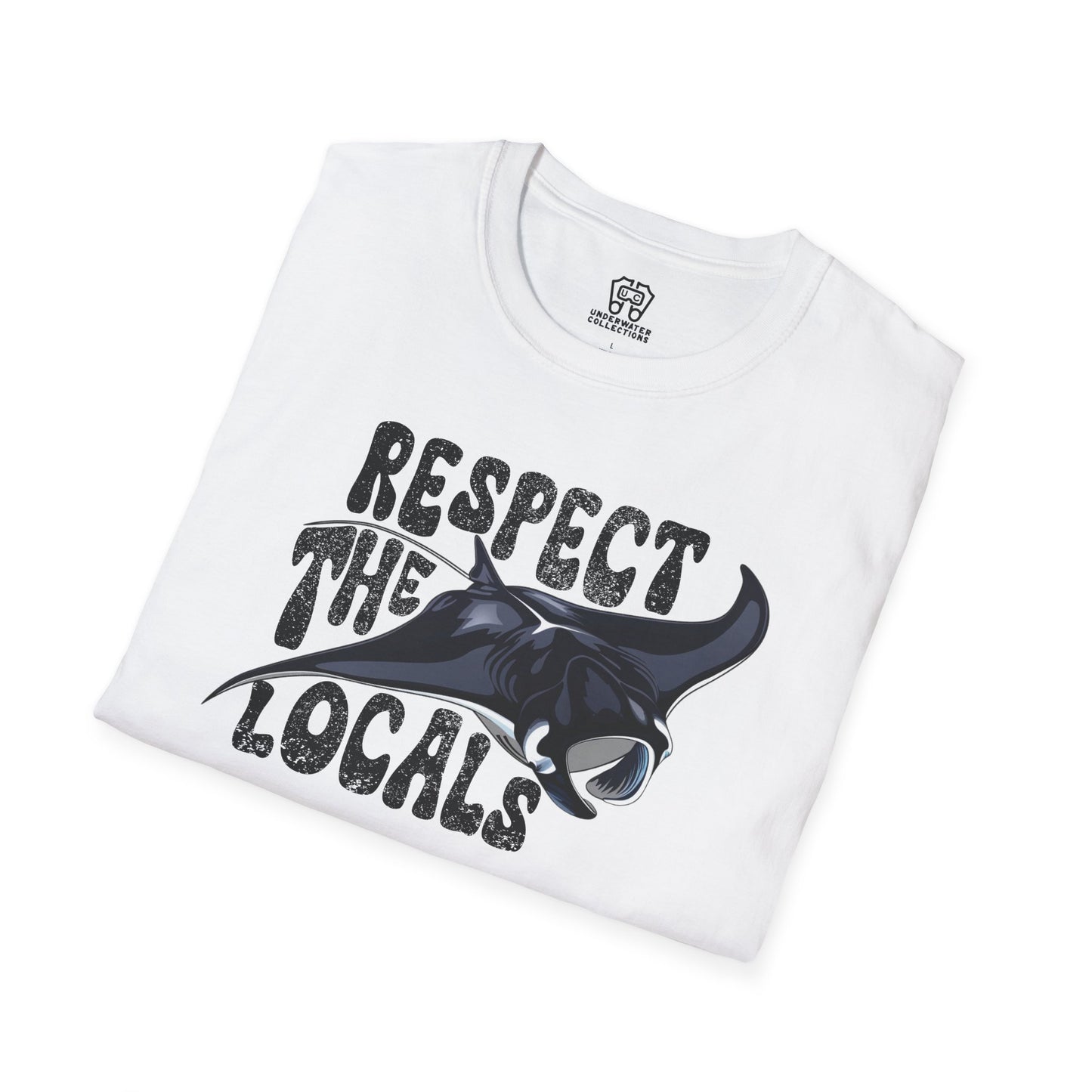 Respect The Locals Manta Ray T-Shirt