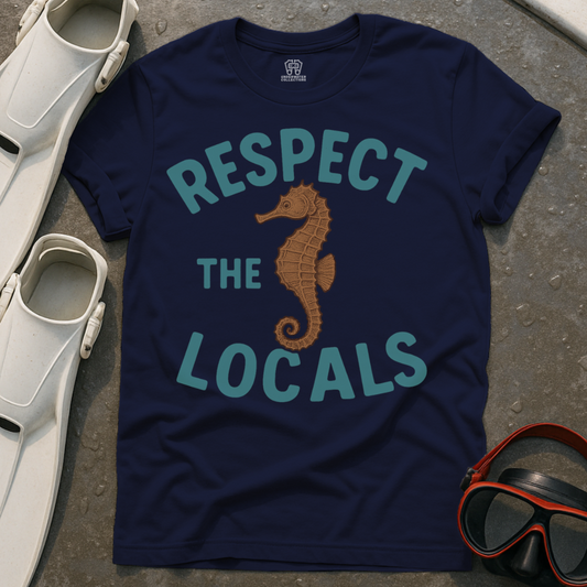 Respect The Locals Seahorse T-Shirt