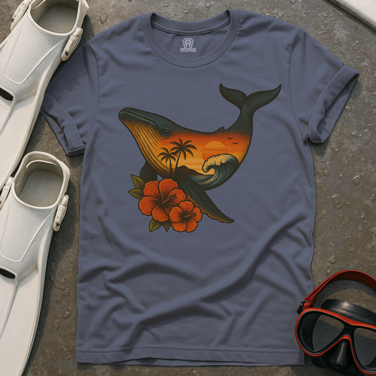 Whale Sunset T-Shirt