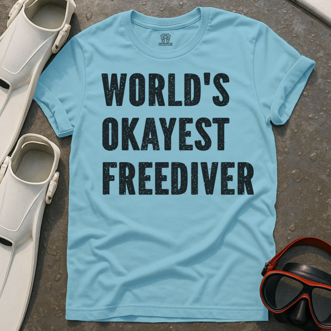 World's Okayest Freediver T-Shirt