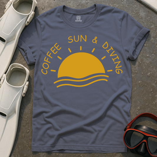 Coffee Sun & Diving T-Shirt