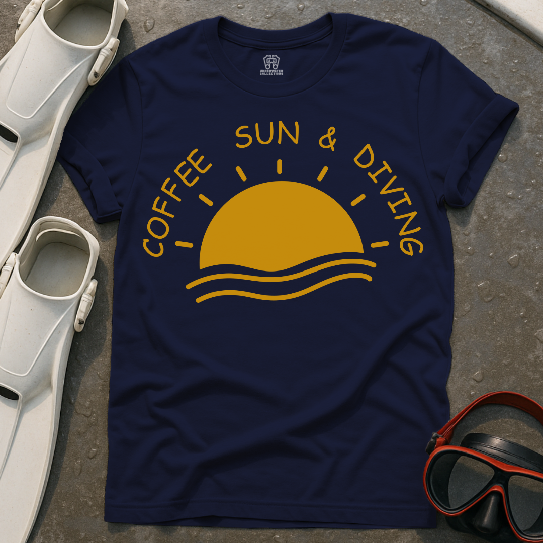 Coffee Sun & Diving T-Shirt