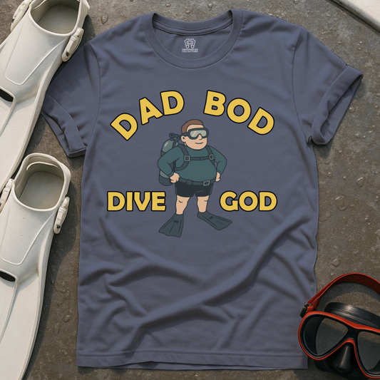 Dad Bod Dive God T-Shirt