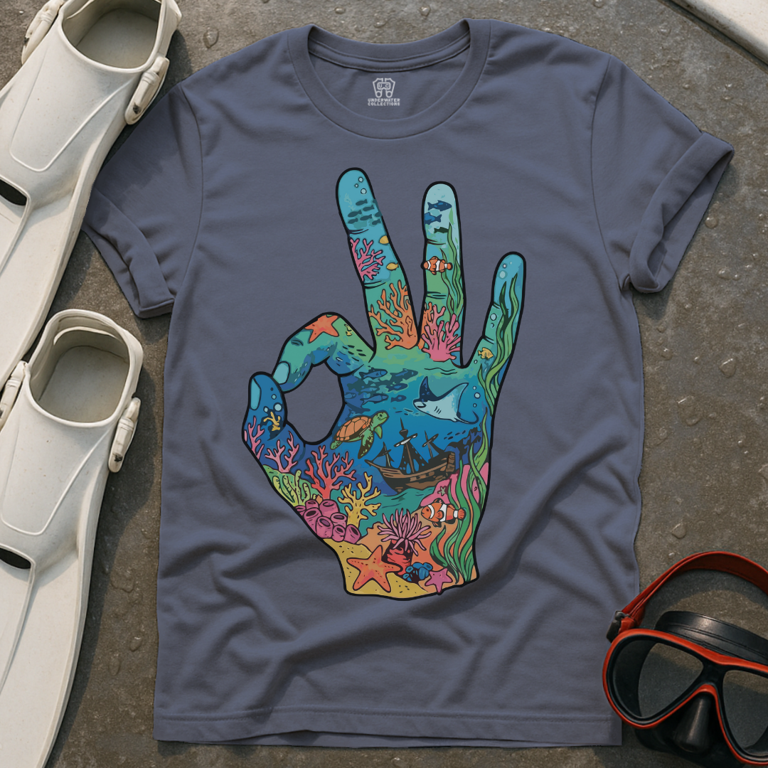Scuba Diving Okay Sign T-Shirt