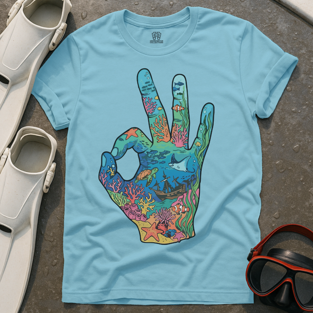 Scuba Diving Okay Sign T-Shirt