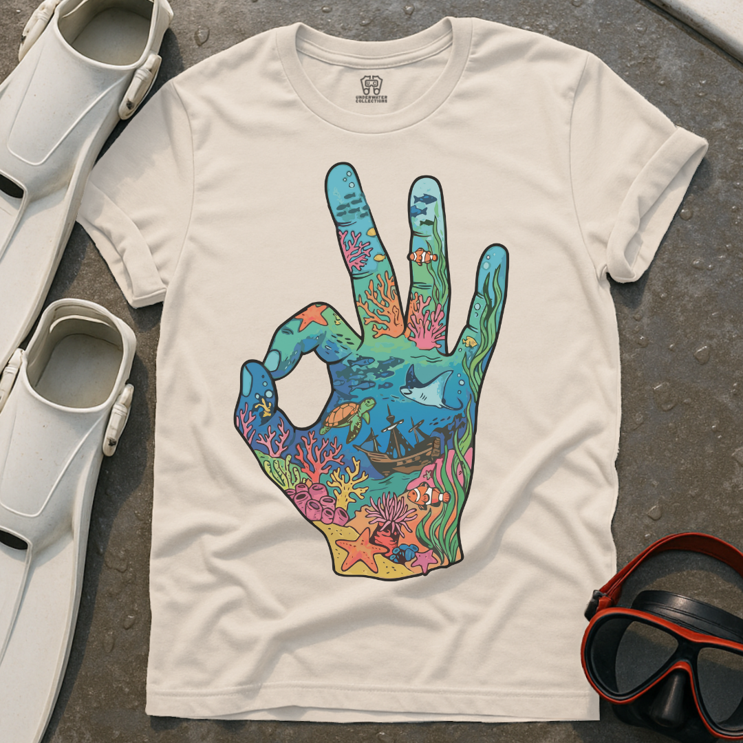 Scuba Diving Okay Sign T-Shirt
