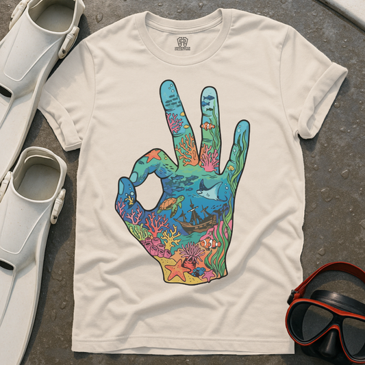 Scuba Diving Okay Sign T-Shirt