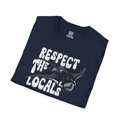 Respect The Locals Manta Ray T-Shirt