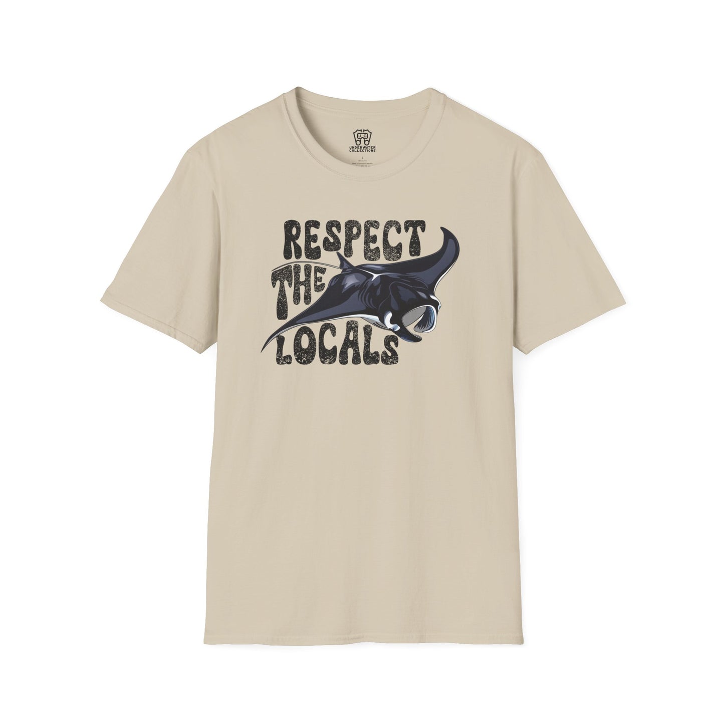 Respect The Locals Manta Ray T-Shirt
