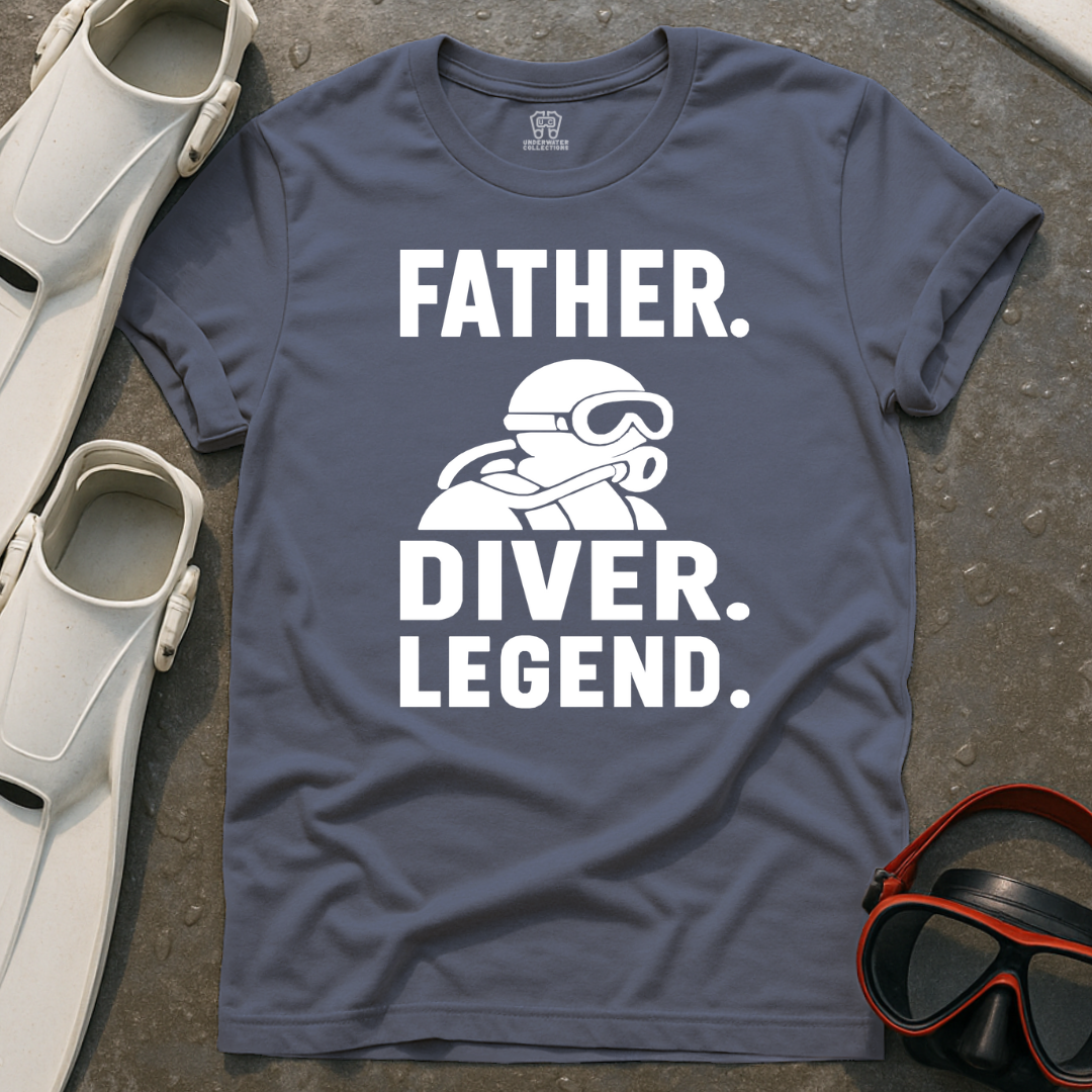 Father. Diver. Legend. T-Shirt