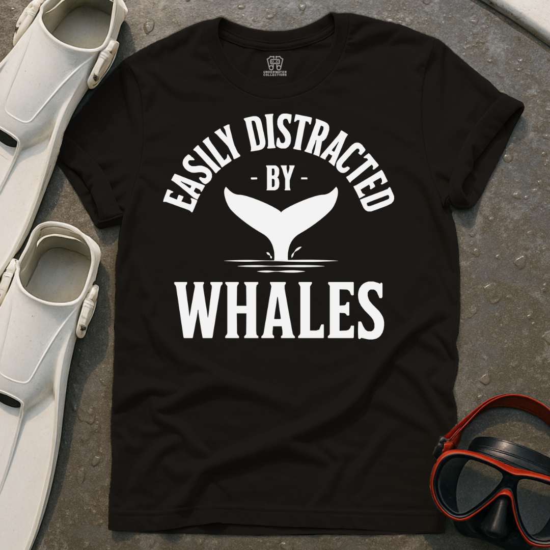 Easily Distracted By Whales T-Shirt