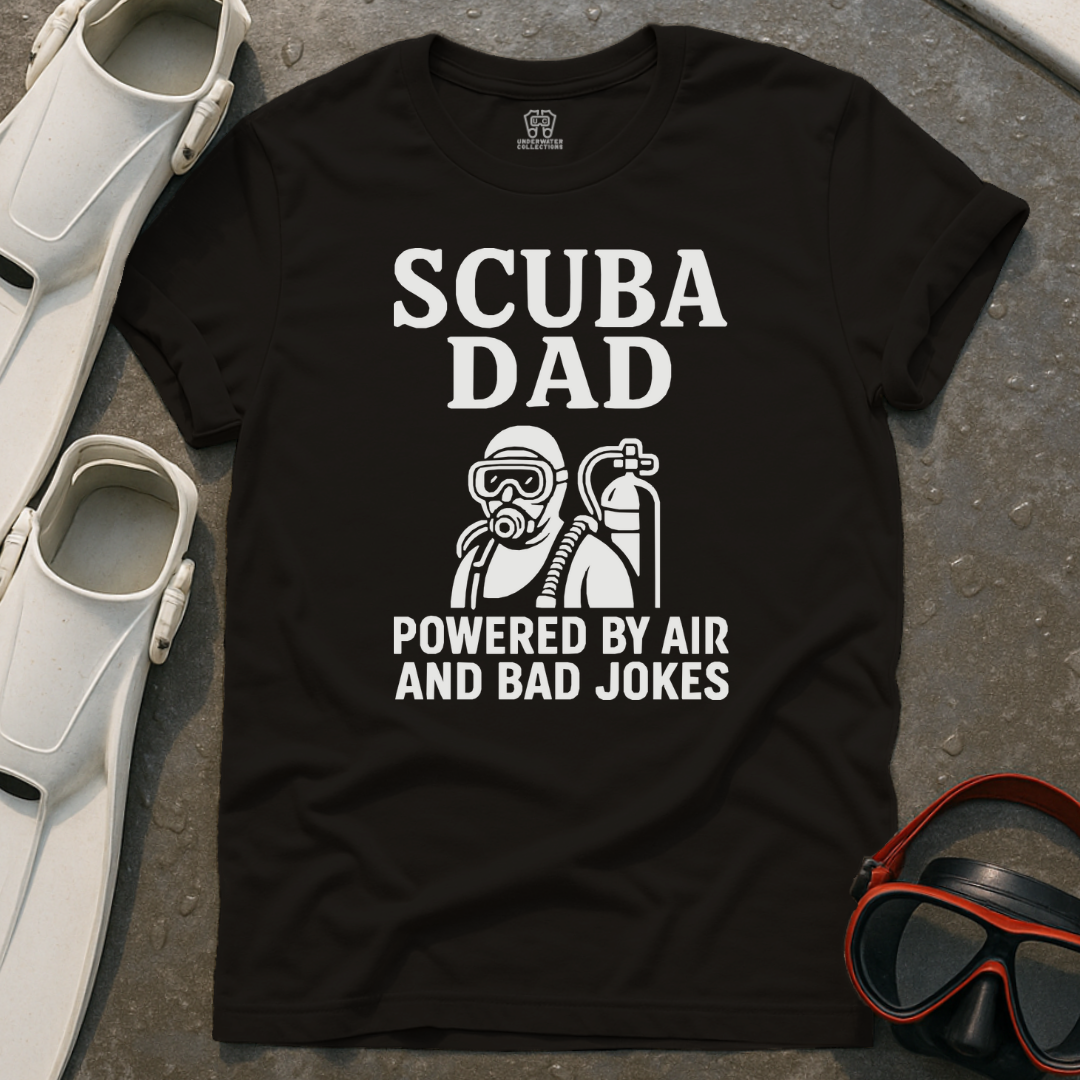 Scuba Dad Powered By... T-Shirt