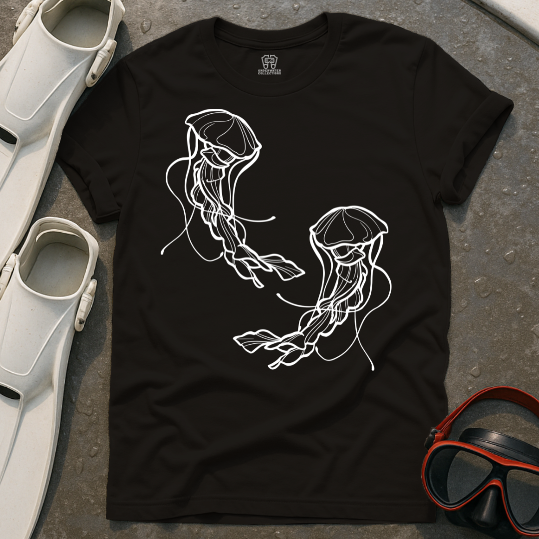 Jellyfish Line Art T-Shirt