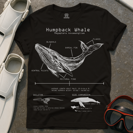Humpback Whale Anatomy T-Shirt