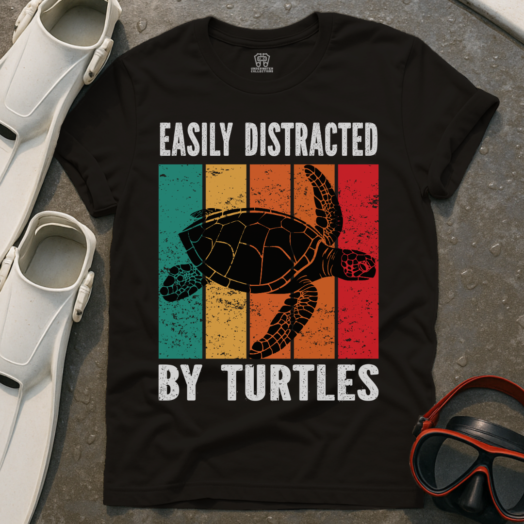 Easily Distracted By Turtles T-Shirt