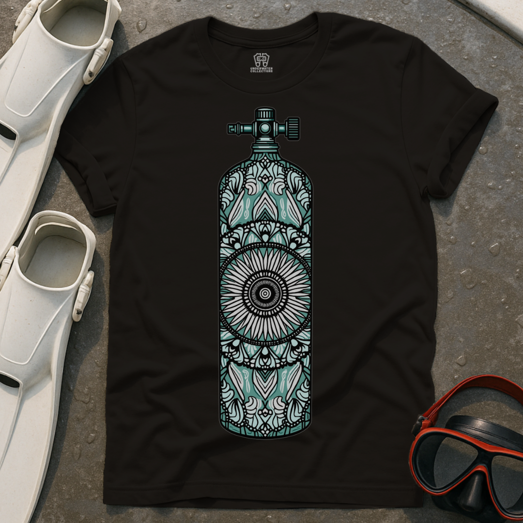 Scuba Tank Mandala T-Shirt