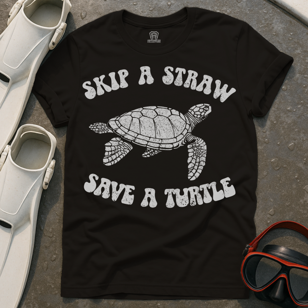 Skip A Straw Turtle T-Shirt