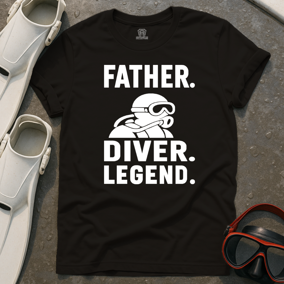 Father. Diver. Legend. T-Shirt