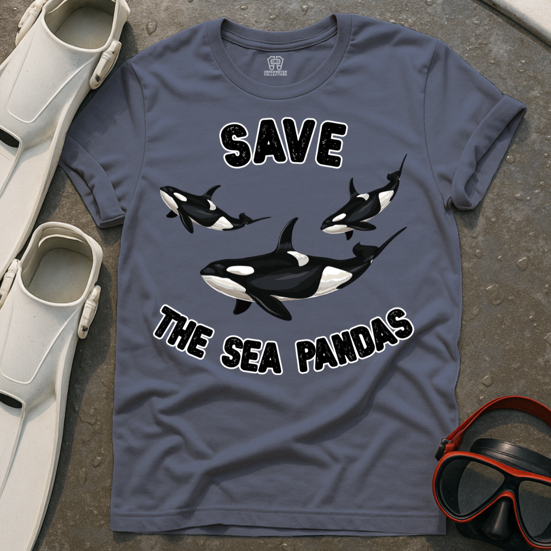 Save The Sea Pandas  T-Shirt
