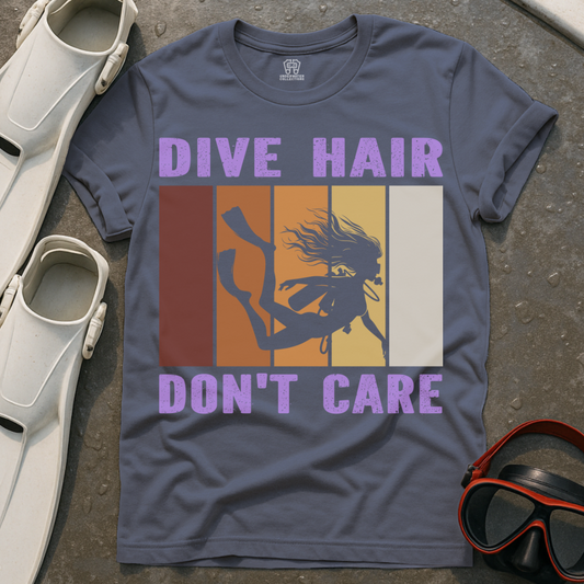 Dive Hair Don't Care Splash T-Shirt