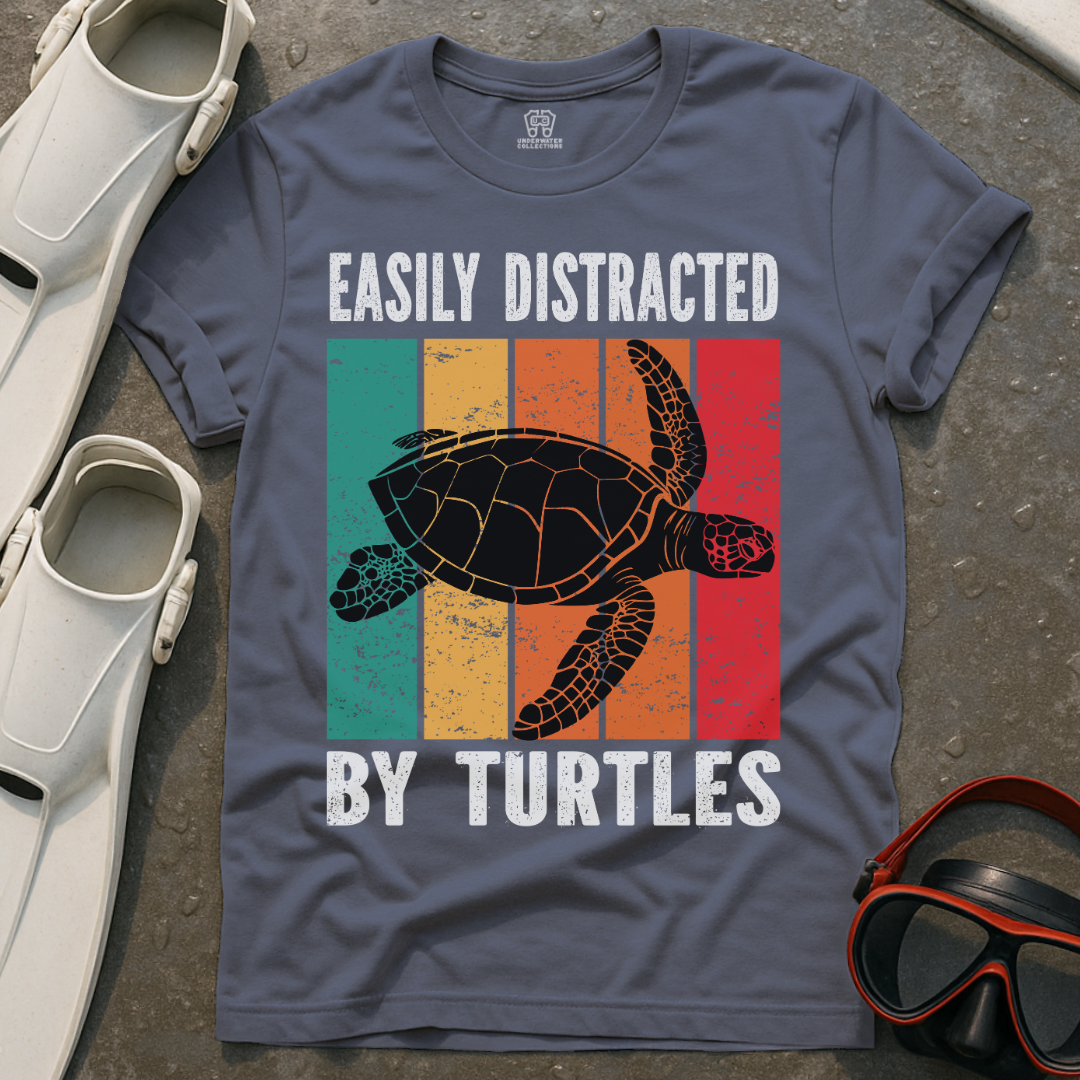 Easily Distracted By Turtles T-Shirt