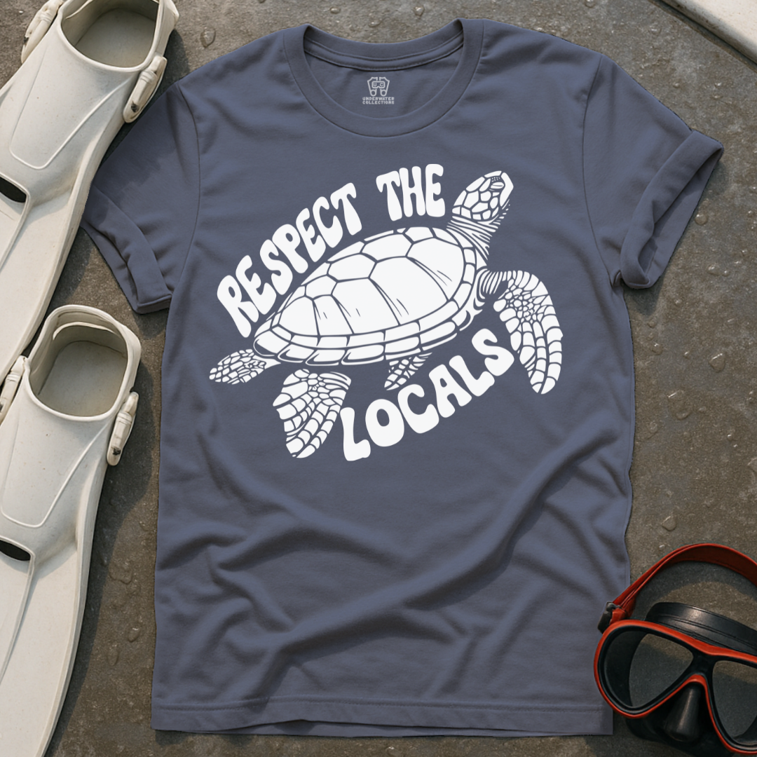 Respect The Locals Turtle T-Shirt