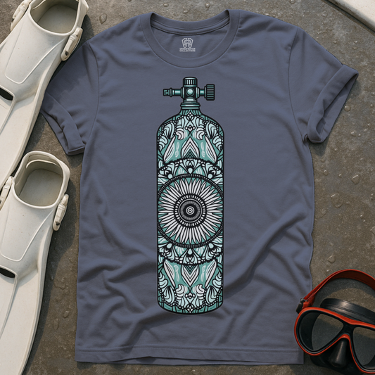 Scuba Tank Mandala T-Shirt