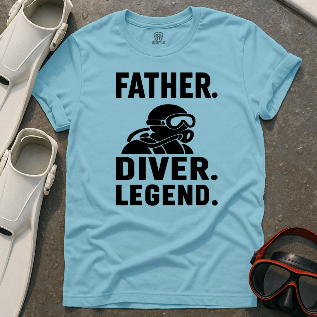 Father. Diver. Legend. T-Shirt