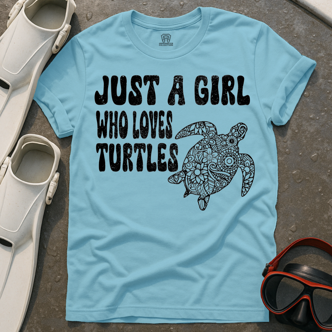 Girl That Loves Turtles T-Shirt