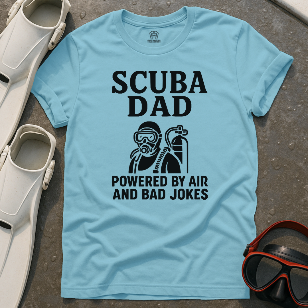 Scuba Dad Powered By... T-Shirt