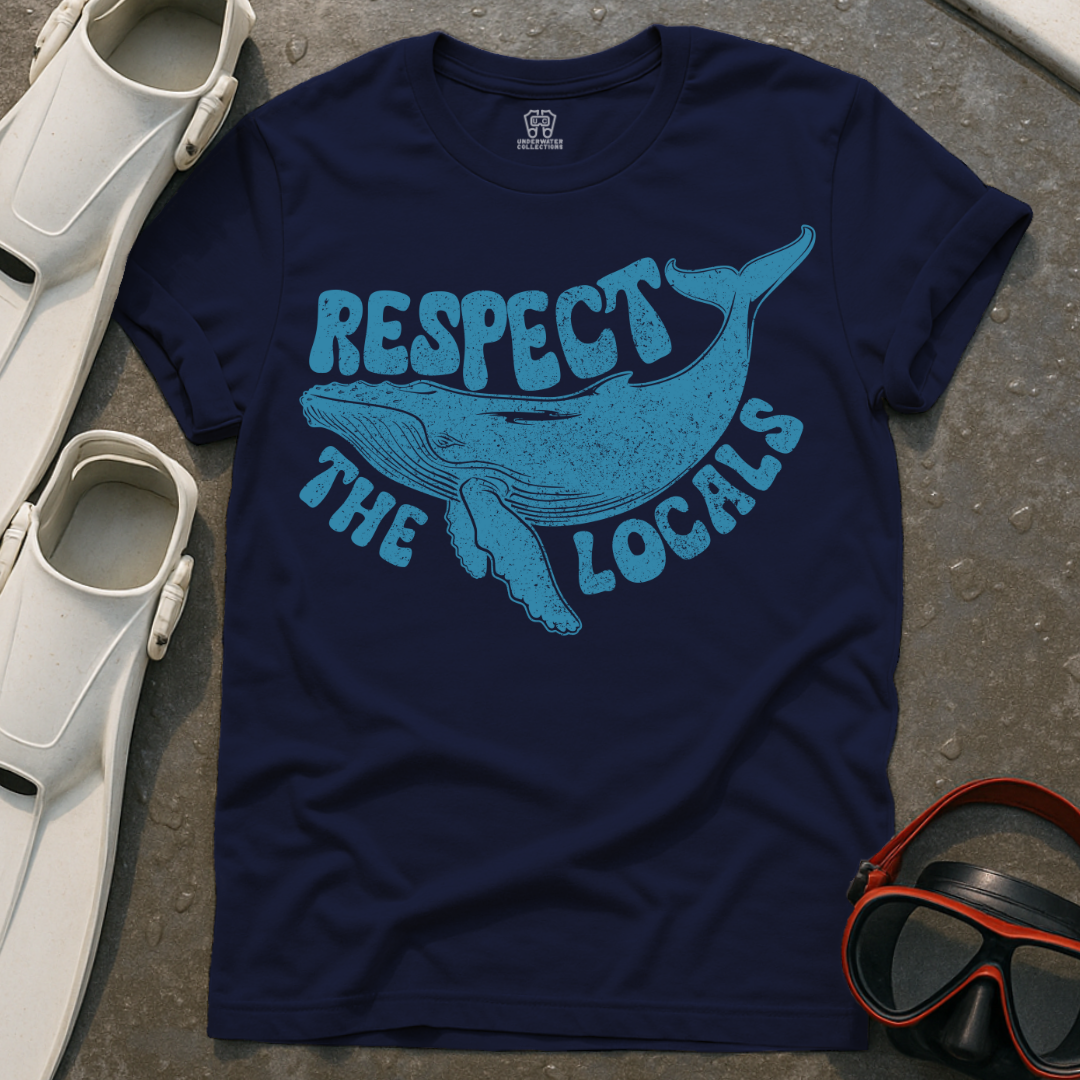 Respect The Locals Whale T-Shirt