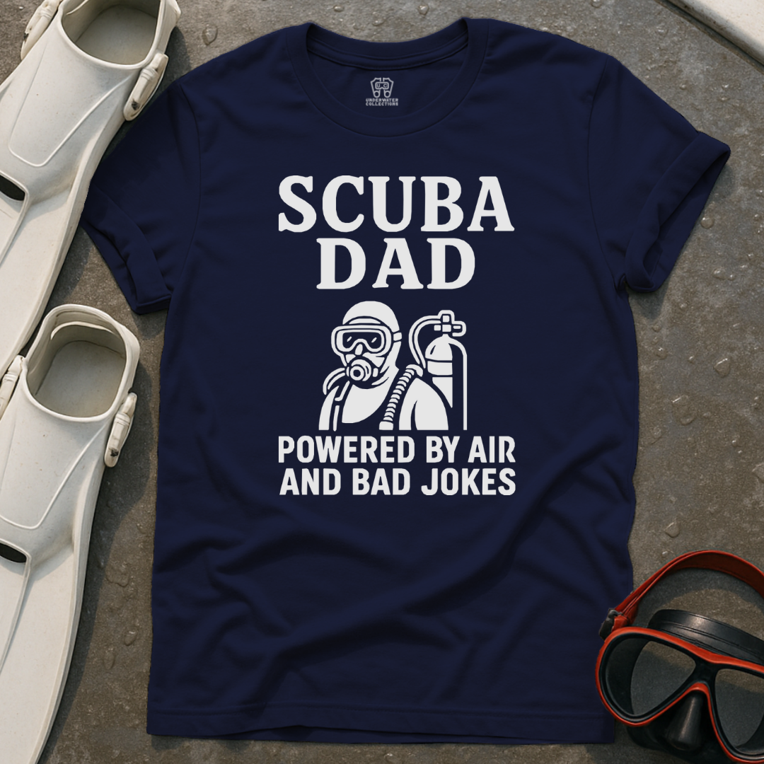 Scuba Dad Powered By... T-Shirt