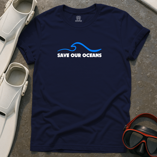 Save Our Oceans Minimalist T-Shirt