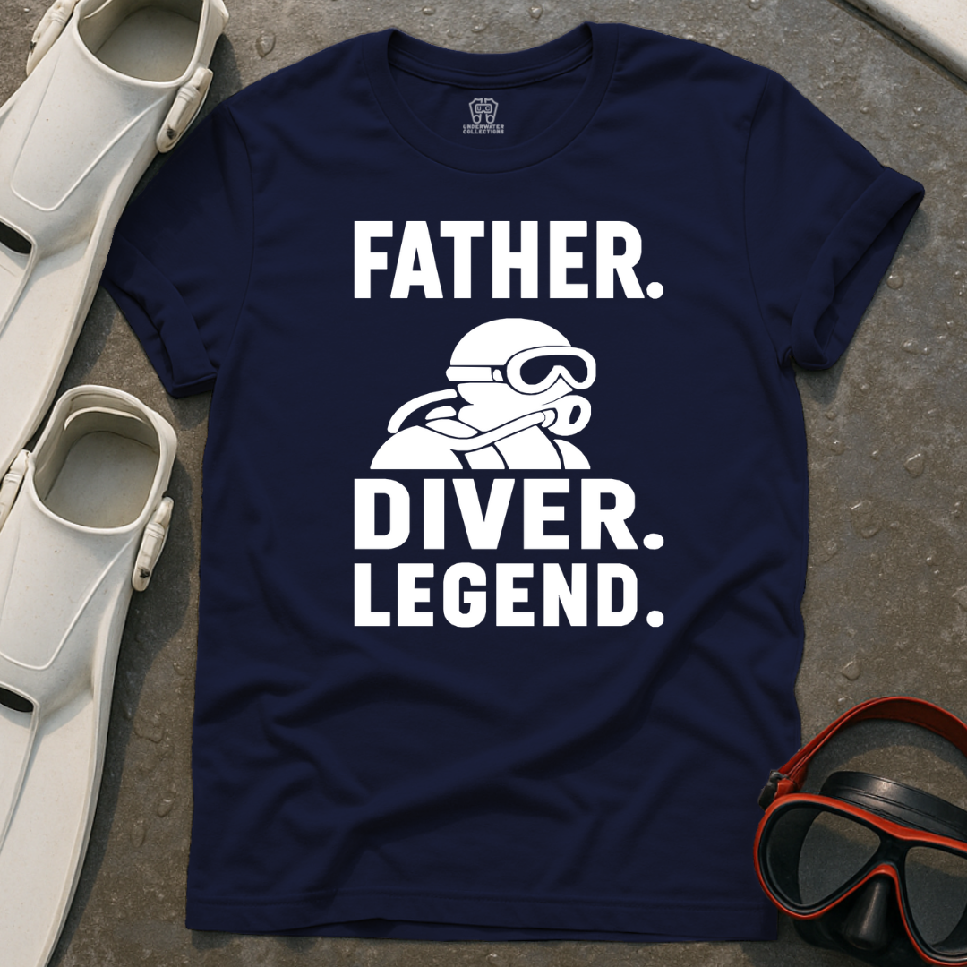 Father. Diver. Legend. T-Shirt