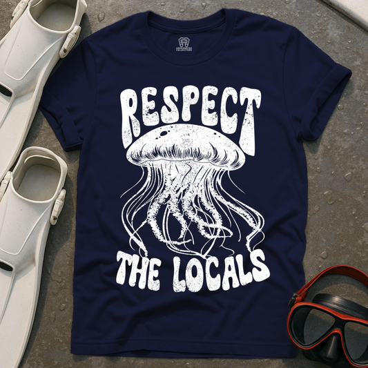 Respect The Locals Jellyfish T-Shirt