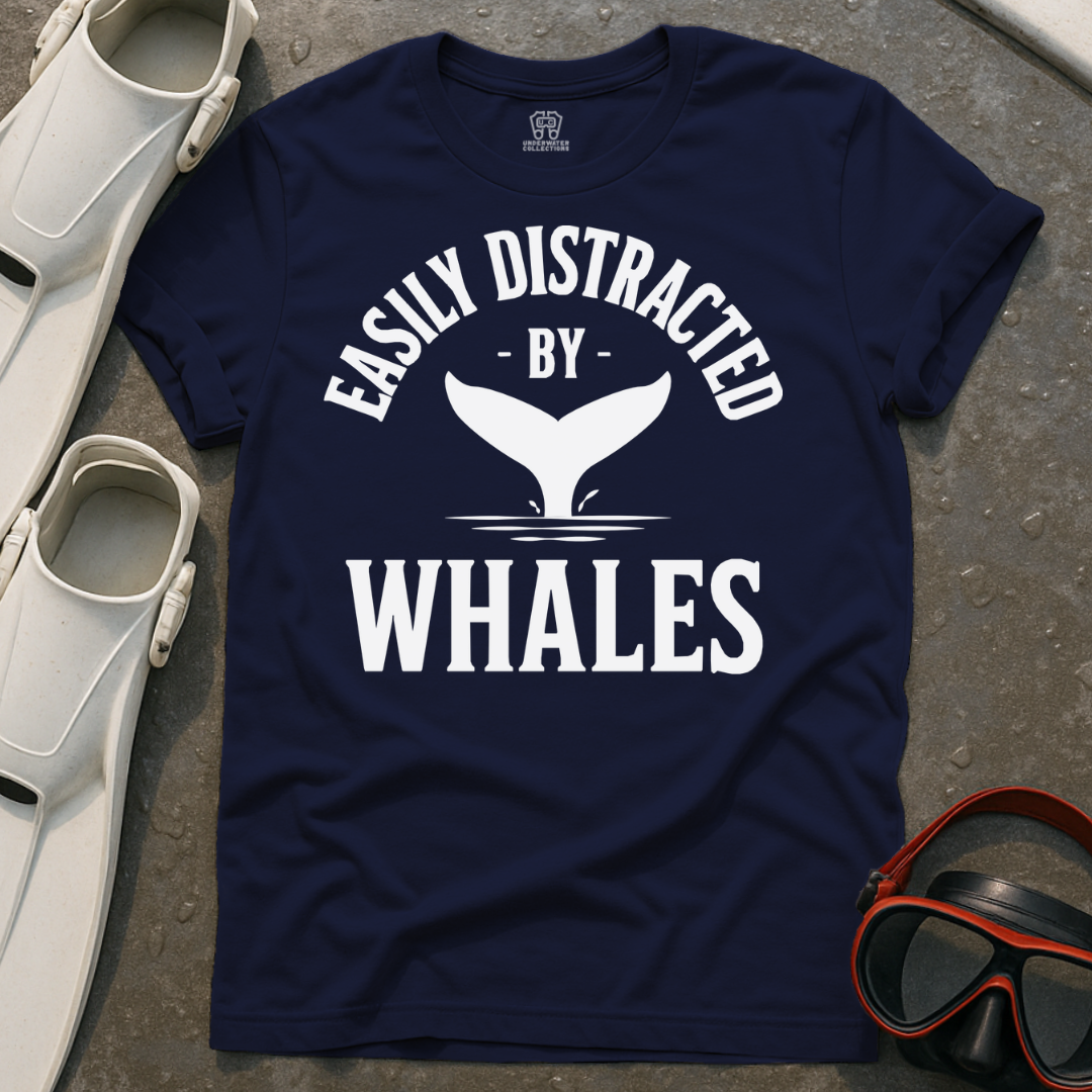 Easily Distracted By Whales T-Shirt