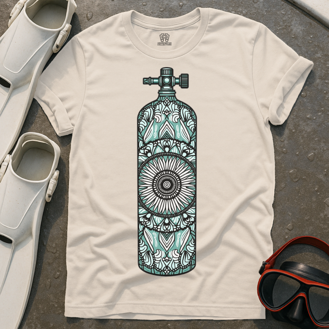 Scuba Tank Mandala T-Shirt