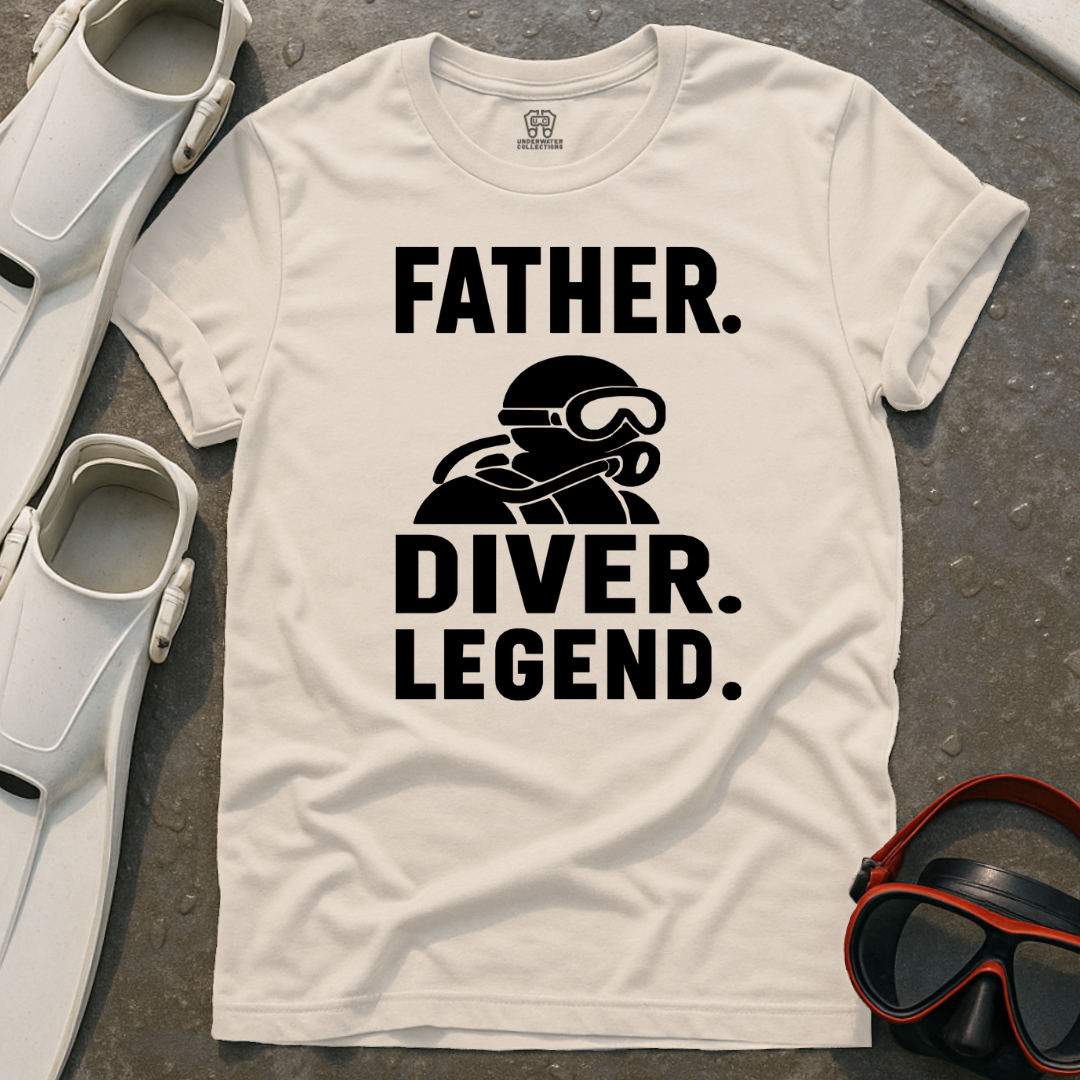 Father. Diver. Legend. T-Shirt