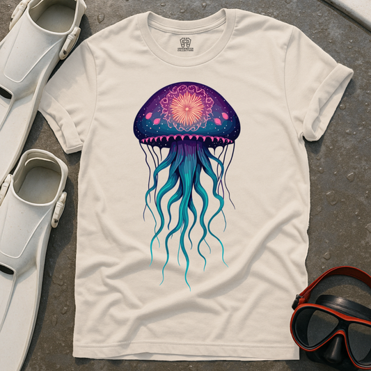 Purple Jellyfish Mandala T-Shirt