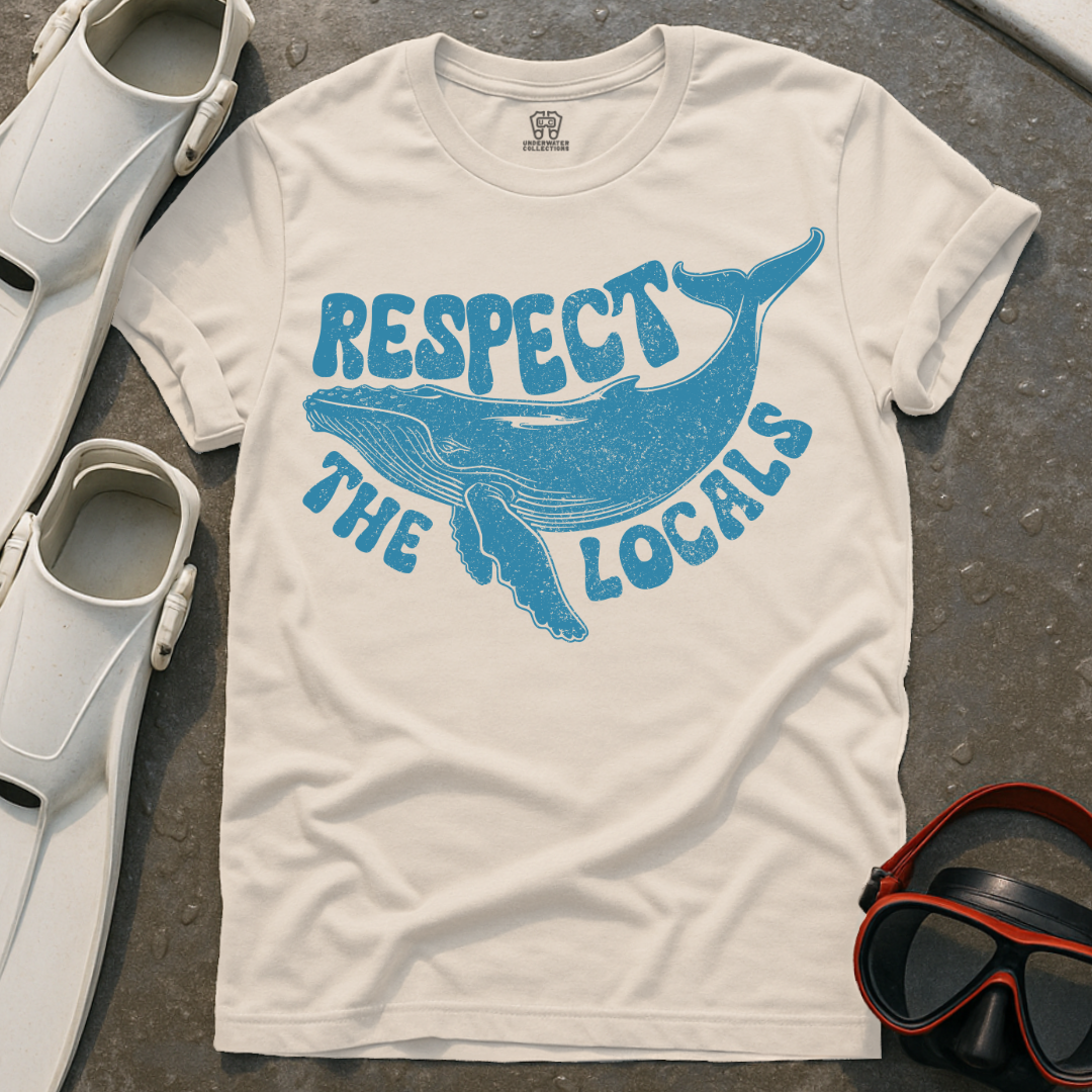 Respect The Locals Whale T-Shirt