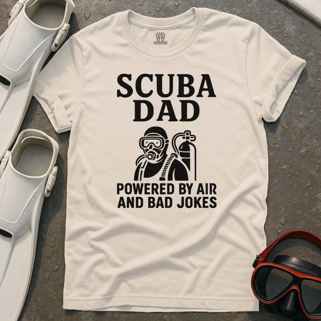 Scuba Dad Powered By... T-Shirt